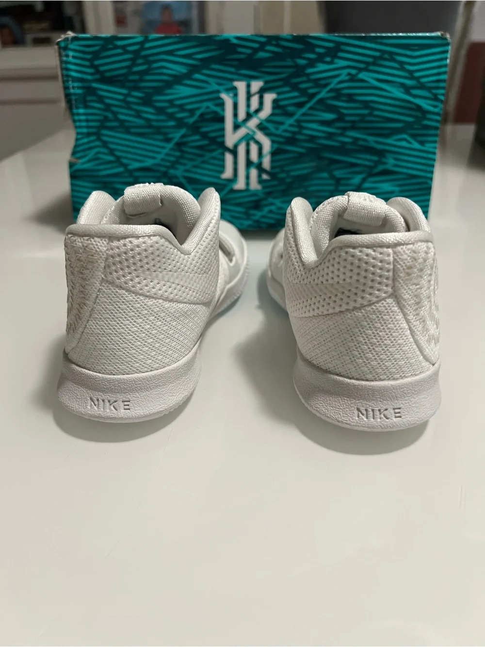 Nike White Mesh Kids' Athletic Sneakers Sz 10c